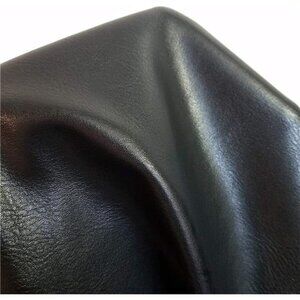 Leathers | Black Soft Faux Vegan Leather PU (Peta Approved Vegan) | 1 Yard